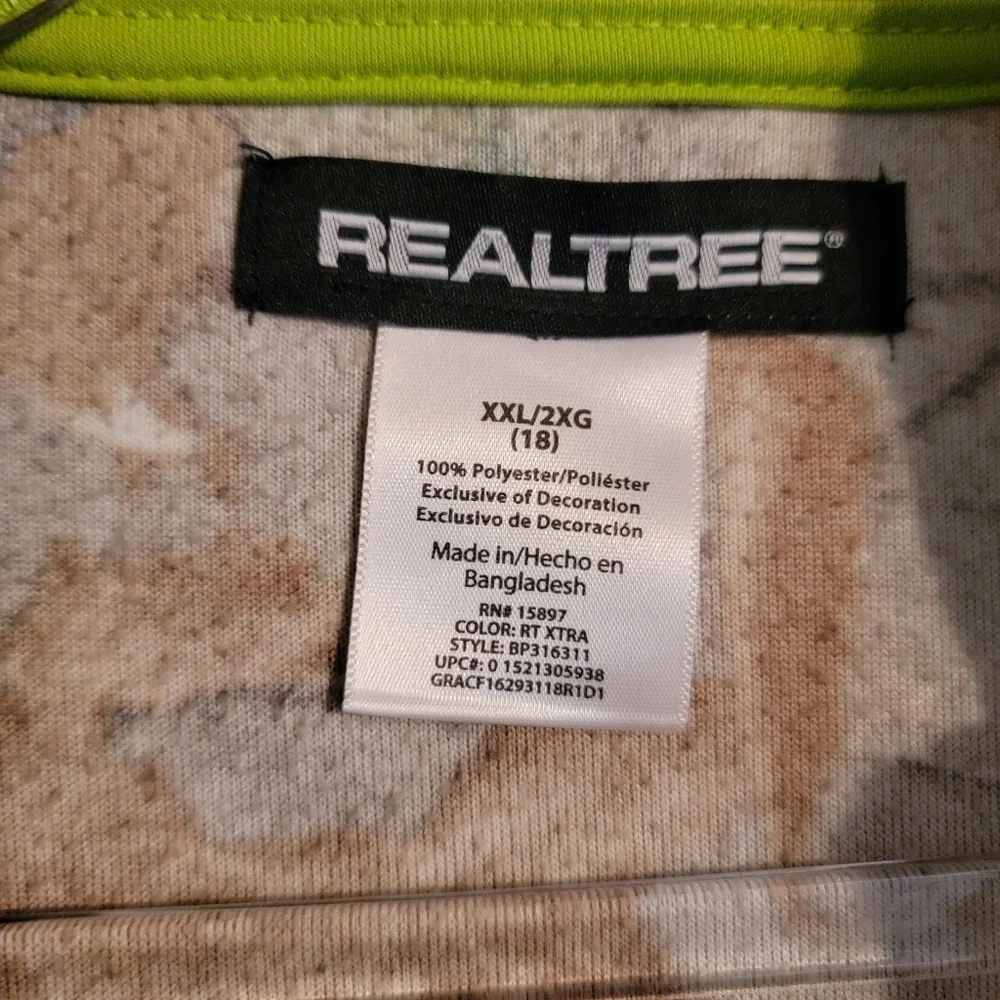 Realtree Brown and Green Camouflage Kids Jacket